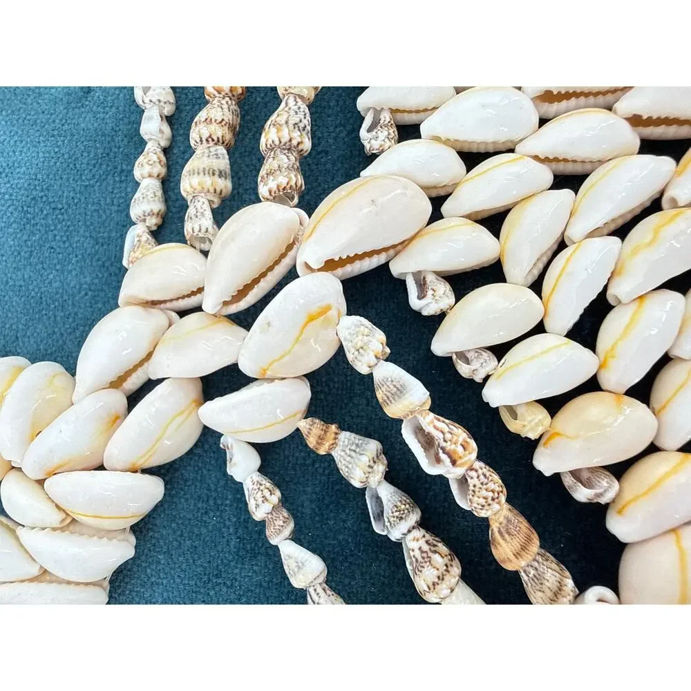 Seashell Placemat Trivet Hot Pad 15 Inch With 2 Coasters Boho Coastal Decor